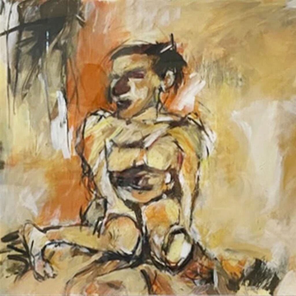 Untitled (Yellow figure)