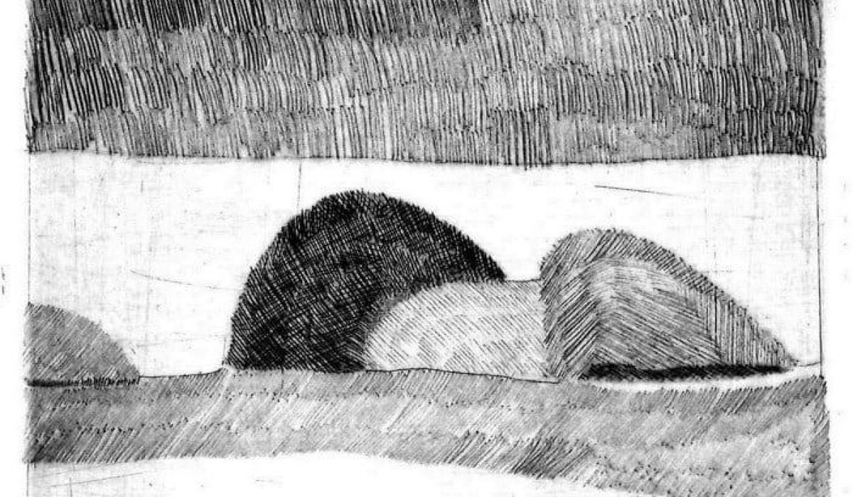 Toni Only. Silent Boulders. Etching. 1971-1973.