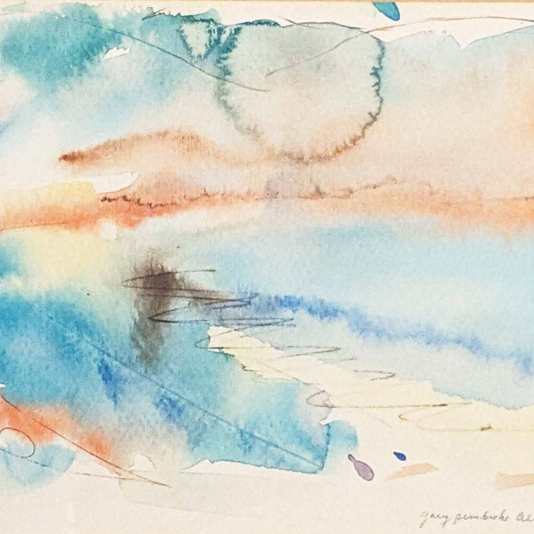 Gary Pembroke Allen. Abstract, 83. Watercolour. 1983.