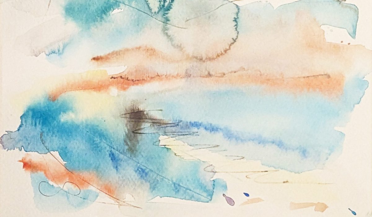 Gary Pembroke Allen. Abstract, 83. Watercolour. 1983.