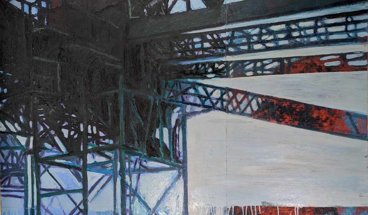 Bowcott, Markus, Green Scaffolding 24x36 2020 b (Large)