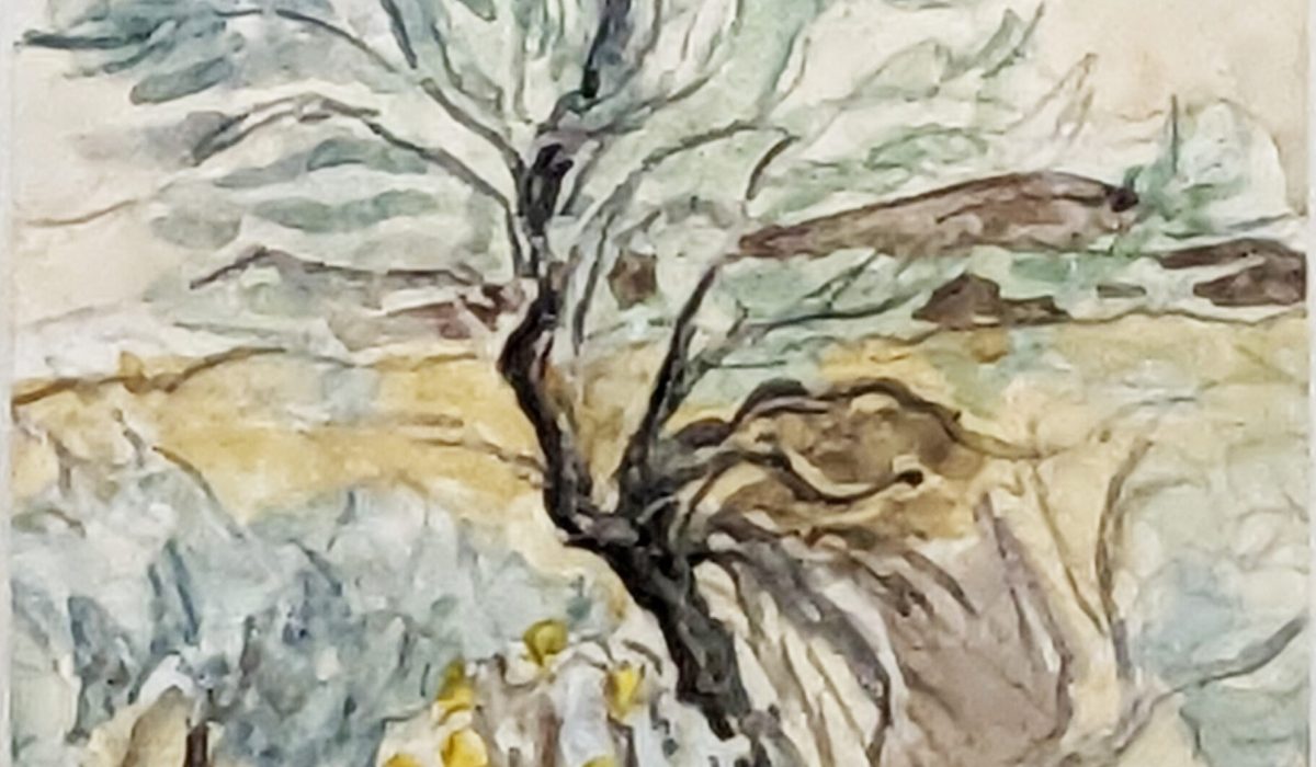 Edith Carter. Untitled. Watercolour and graphite on paper. 1960.