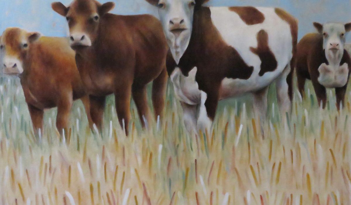 D Craig They Stood where they stared 24x36 1984 oil a