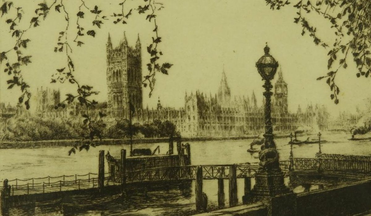 Edward J. Cherry. Untitled. Etching. No date.