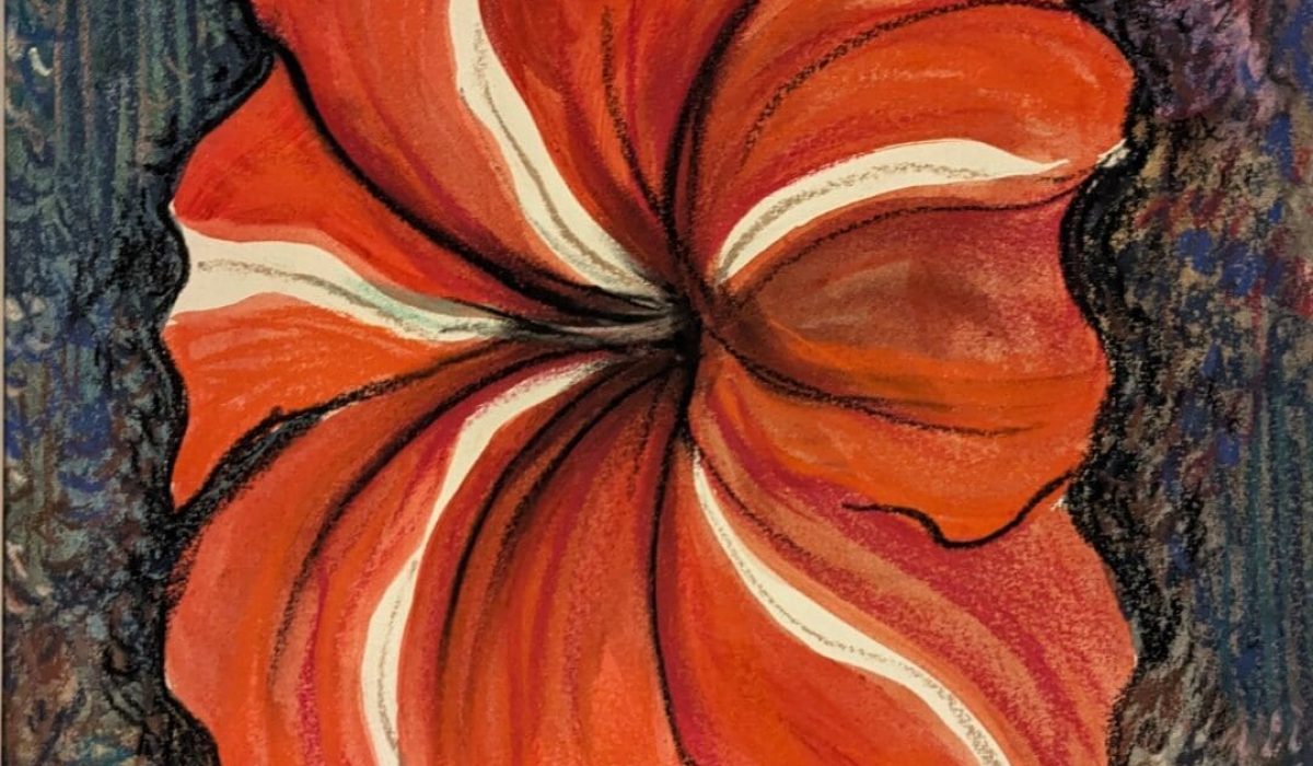 Granirer, Pnina Red Petunia wc n pastel 10x13.5 b (Large)