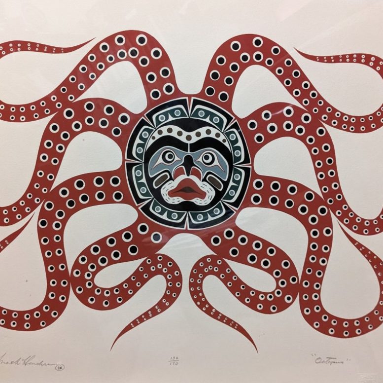 Mark Henderson. Octopus. Serigraph. 1981.
