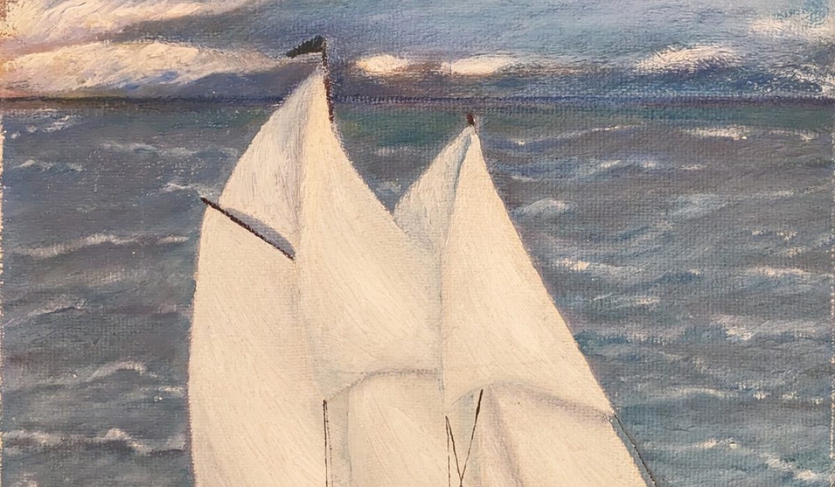 Sailing Ship painting recto (Large)