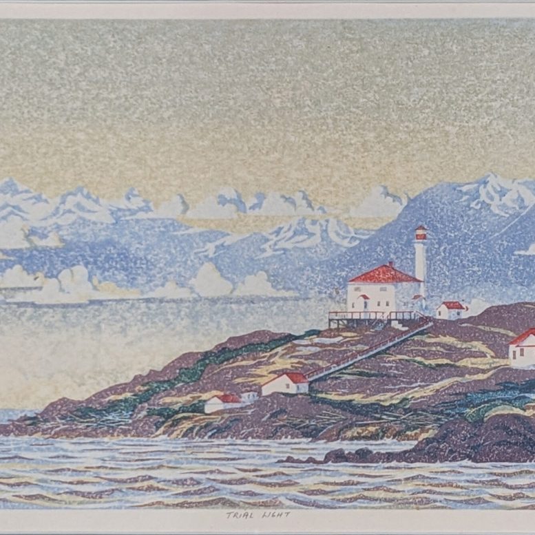 Graham A. Scholes. Trial Light. Woodblock, 16/75. 1995.