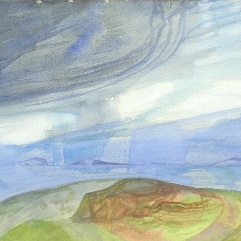 Michael Chase. Sky. Watercolour. 1986.