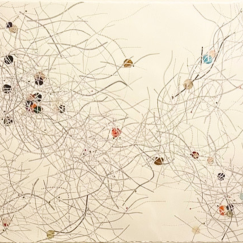 Kumiko Fujinami. Circle City. Collage on paper. 2010.