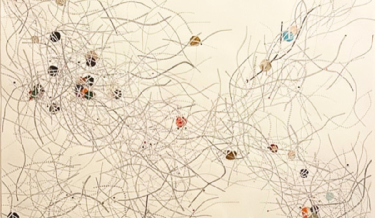 Kumiko Fujinami. Circle City. Collage on paper. 2010.